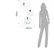 Suspensie 3 Saky Clear 2734 Tomasucci Italia 