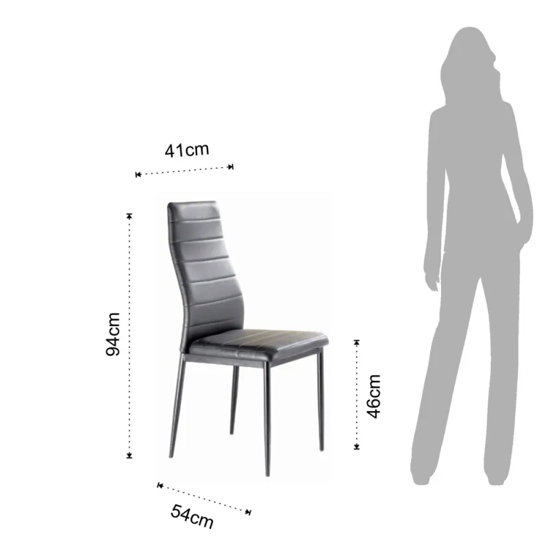Scaun Din Piele Camaro Grey 2765 Tomasucci Italia 