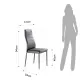 Scaun Din Piele Camaro Grey 2765 Tomasucci Italia 