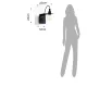 Aplica Genius Black 2828 Tomasucci Italia 