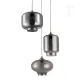Suspensie 3 Saky Smoked Mirror 2921 Tomasucci Italia 