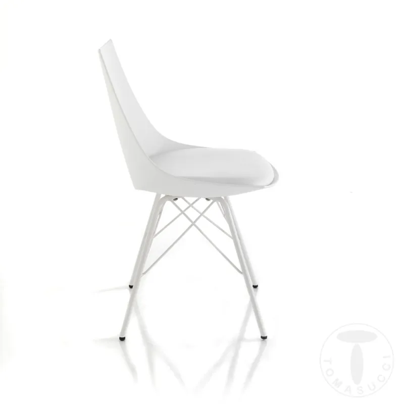 Scaun Captusit Kiki White 2970 Tomasucci Italia 