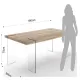 Masa-Birou Din Sticla Securizata Waver 3056 Tomasucci Italia 