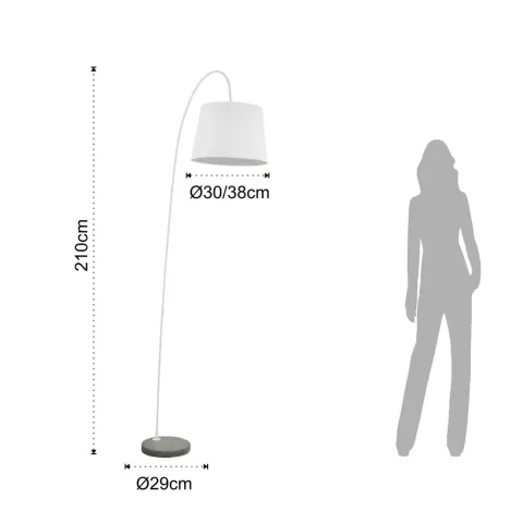 Lampadar Little Smarty White 3065 Tomasucci Italia 