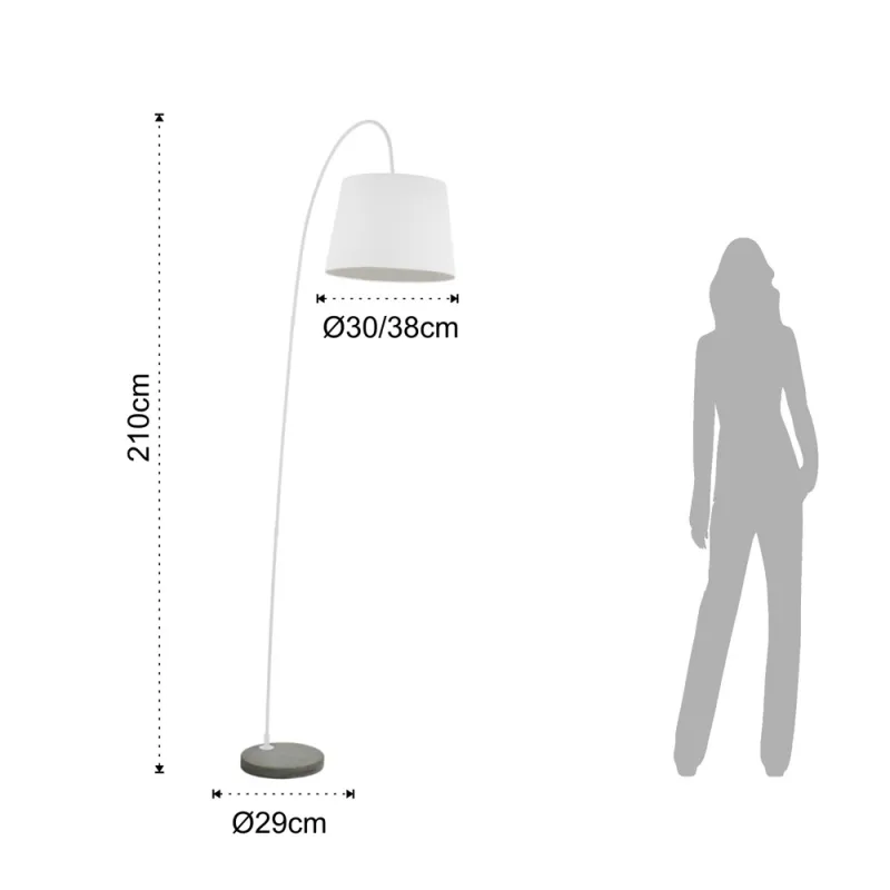 Lampadar Little Smarty White 3065 Tomasucci Italia 