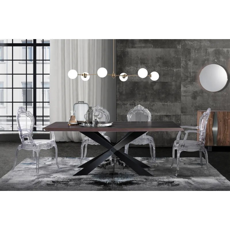 Masa Din Metal Tips Wood 3096 Tomasucci Italia 