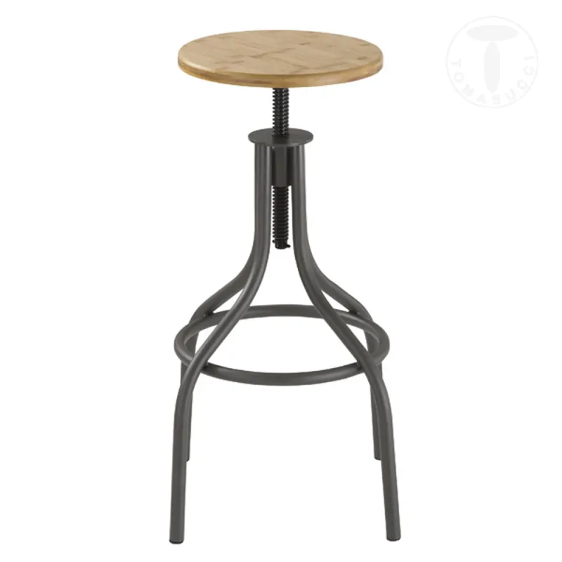 Taburet Reglabil Pajo Grey 3122 Tomasucci Italia 