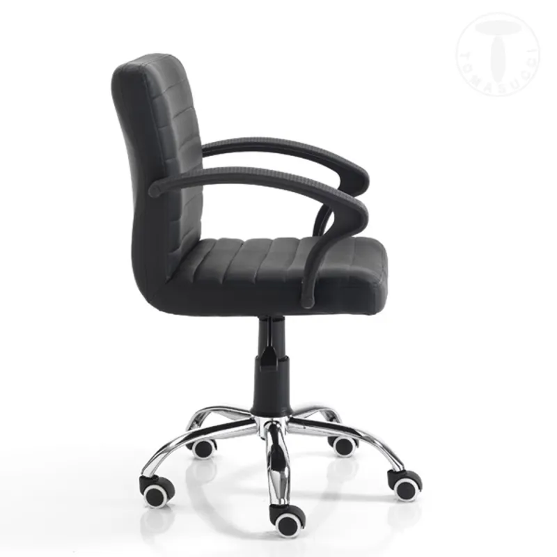 Scaun Birou Cu Roti Pany Black 3130 Tomasucci Italia 