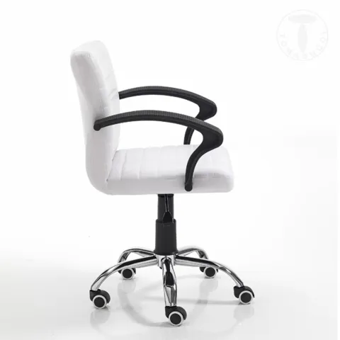 Scaun Birou Cu Roti Pany White 3131 Tomasucci Italia 