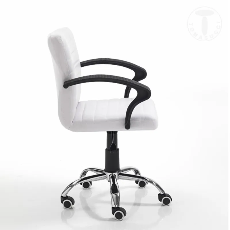 Scaun Birou Cu Roti Pany White 3131 Tomasucci Italia 