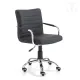 Scaun Birou Cu Roti Milko Black 3132 Tomasucci Italia 
