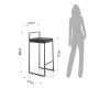 Scaun Bar Dodo Black 3209 Tomasucci Italia 