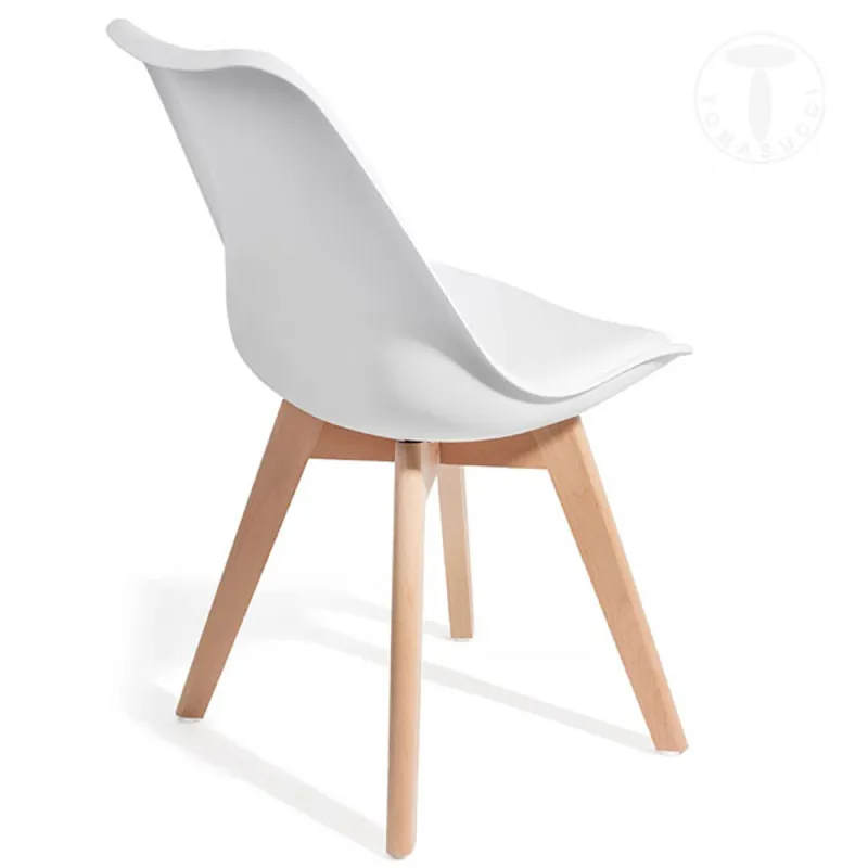 Scaun Captusit Kiki Evo Wood 3216 Tomasucci Italia 