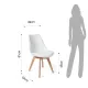 Scaun Captusit Kiki Evo Wood 3216 Tomasucci Italia 