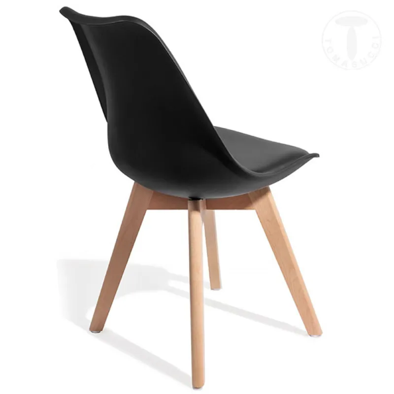 Scaun Captusit Kiki Evo Wood 3218 Tomasucci Italia 