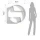 Raft De Perete Giovo White 3249 Tomasucci Italia 
