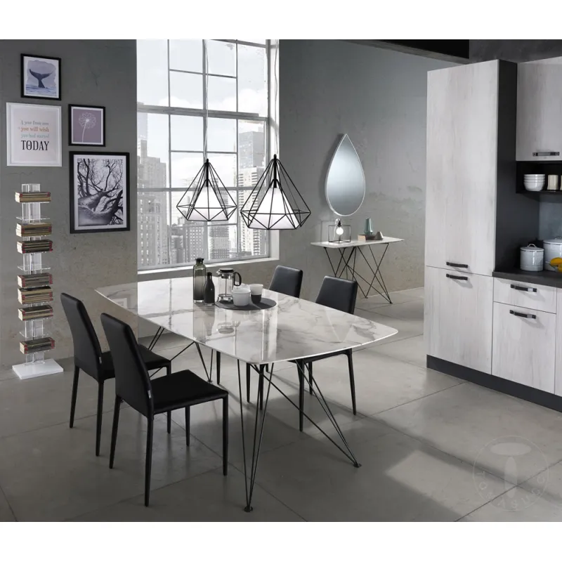 Masa-Birou Din Blat Mdf Spillo Marble 3255 Tomasucci Italia 