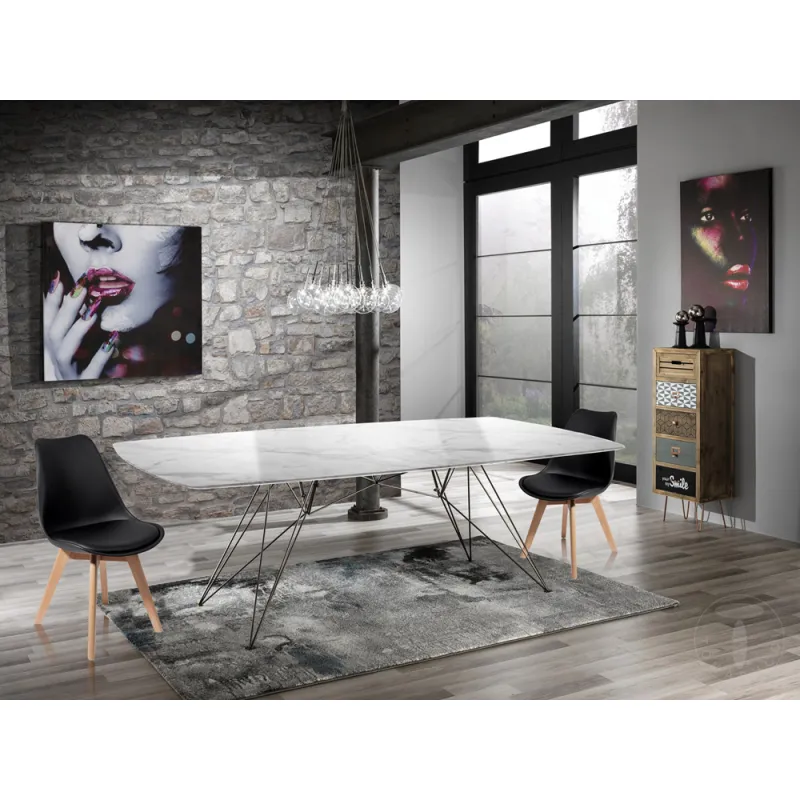 Masa-Birou Din Blat Mdf Spillo Marble 3255 Tomasucci Italia 