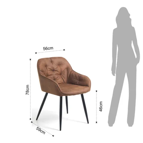 Scaun-Fotoliu Lovely Brown 3273 Tomasucci Italia 