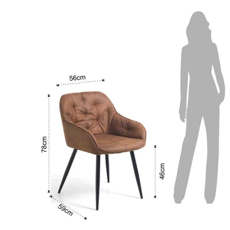 Scaun-Fotoliu Lovely Brown 3273 Tomasucci Italia 