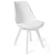 Scaun Din Piele Sintetica Kiki Evo White 3274 Tomasucci Italia 