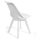 Scaun Din Piele Sintetica Kiki Evo White 3274 Tomasucci Italia 