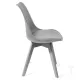 Scaun Din Piele Sintetica Kiki Evo Grey 3275 Tomasucci Italia 