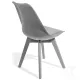Scaun Din Piele Sintetica Kiki Evo Grey 3275 Tomasucci Italia 