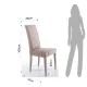 Scaun Tapitat Lella Tortora 3334 Tomasucci Italia 