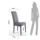 Scaun Tapitat Lella Grey 3335 Tomasucci Italia 