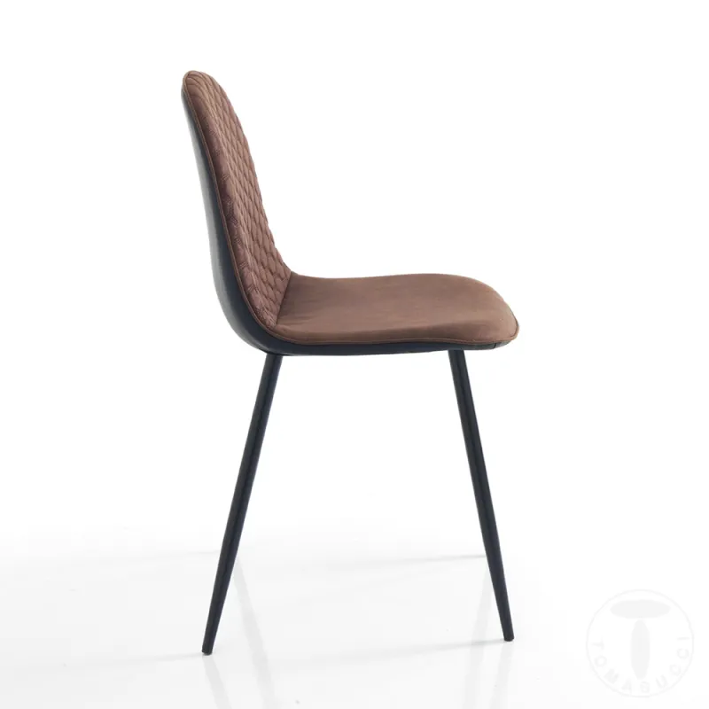 Scaun Cu Efect De Catifea Gale Brown 3378 Tomasucci Italia 