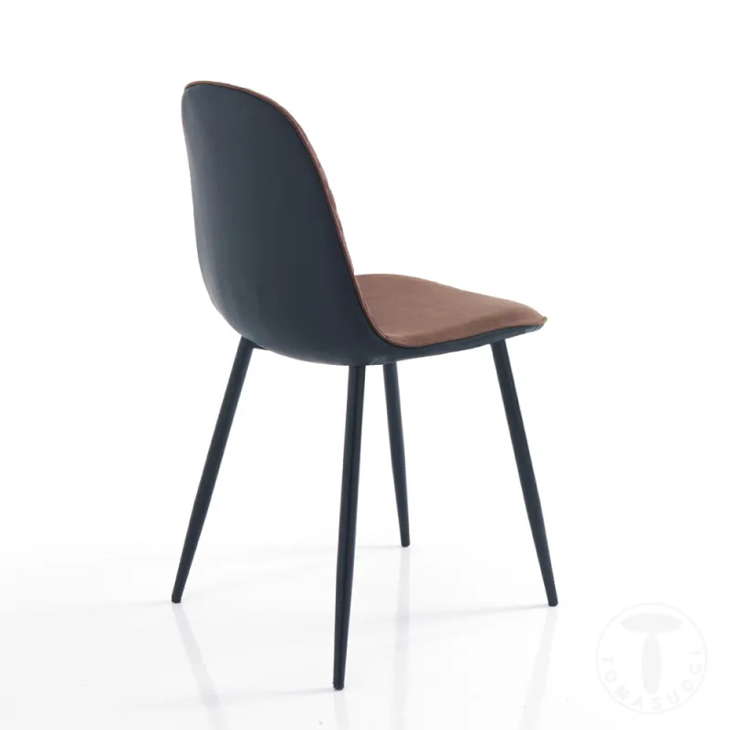 Scaun Cu Efect De Catifea Gale Brown 3378 Tomasucci Italia 