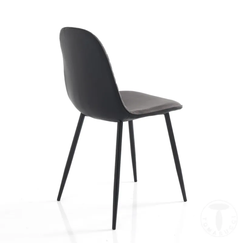Scaun Cu Efect De Catifea Gale Grey 3379 Tomasucci Italia 
