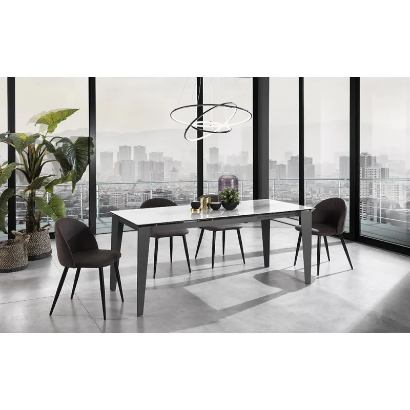 Scaun Cu Efect De Catifea New Kelly Grey 3381 Tomasucci Italia 