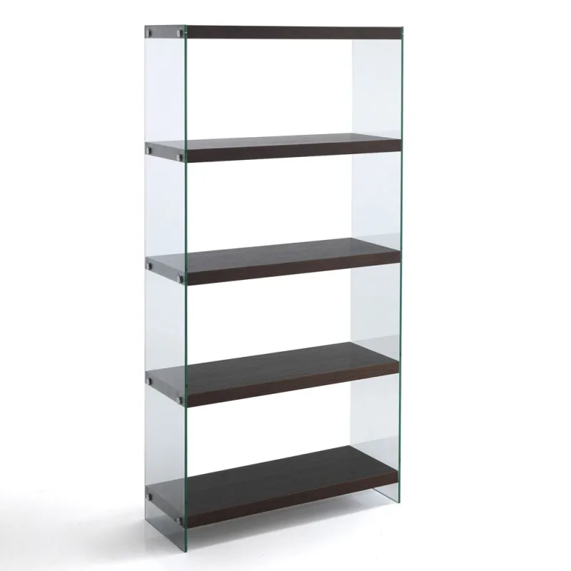 Biblioteca Cu 5 Rafturi 5 Nancy 75 Dark 3390 Tomasucci Italia 