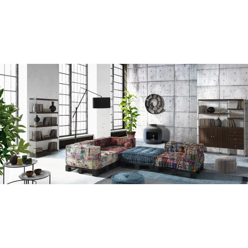 Biblioteca Cu 5 Rafturi 5 Nancy 75 Dark 3390 Tomasucci Italia 