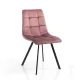 Scaun Cu Efect De Catifea Toffee Pink 3481 Tomasucci Italia 