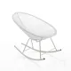 Fotoliu-Balansoar Pentru Interior-Exterior Numana White 3484 Tomasucci Italia 