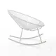 Fotoliu-Balansoar Pentru Interior-Exterior Numana White 3484 Tomasucci Italia 