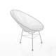 Fotoliu-Balansoar Pentru Interior-Exterior Numana White 3486 Tomasucci Italia 