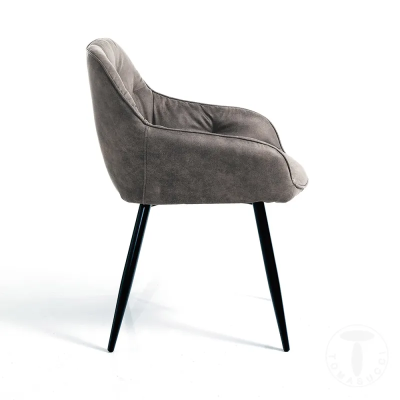 Scaun Tapitat Lovely Grey 3550 Tomasucci Italia 