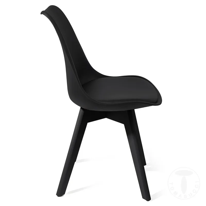 Scaun Captusit Kiki Evo Black 3551 Tomasucci Italia 
