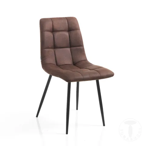 Scaun Tapitat Toffee Old Brown 3617 Tomasucci Italia 