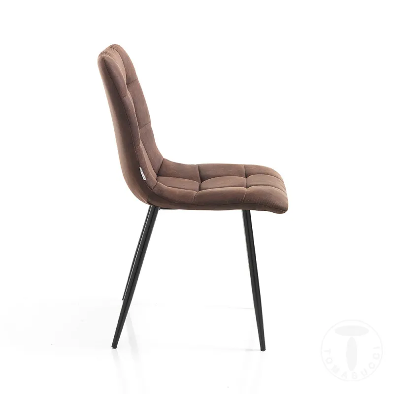 Scaun Tapitat Toffee Old Brown 3617 Tomasucci Italia 