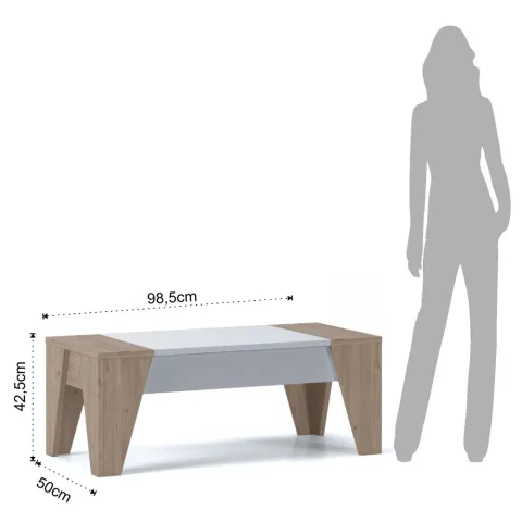 Masuta De Cafea James L Oak 3623 Tomasucci Italia 