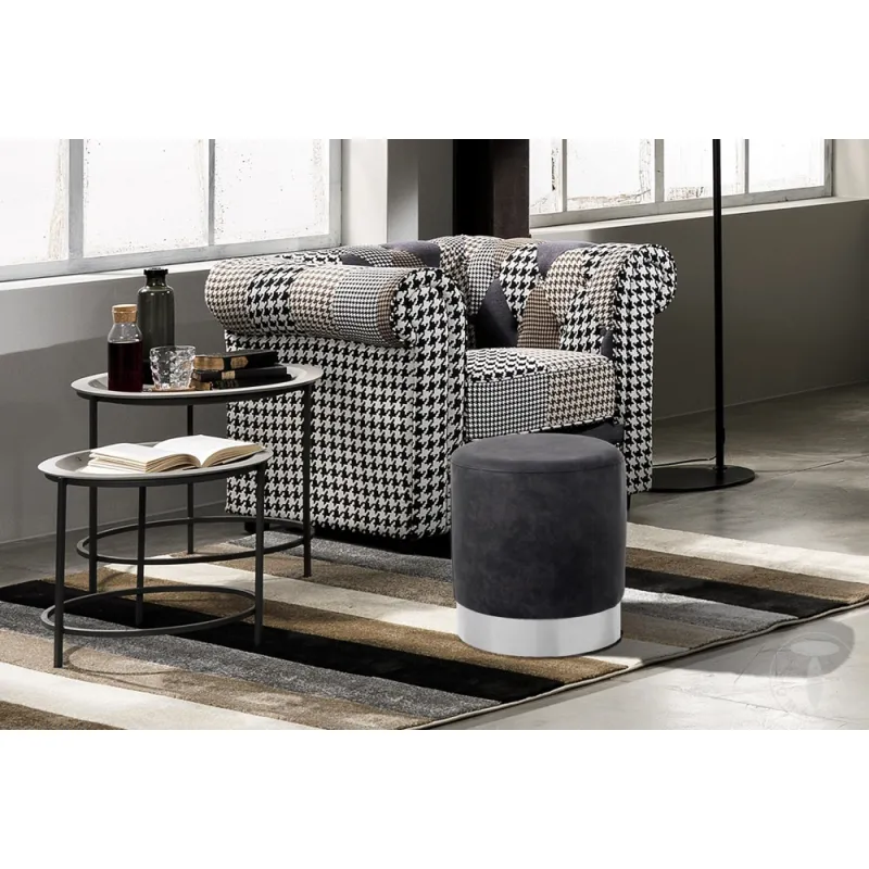 Taburet Kami Dark Grey 3640 Tomasucci Italia 