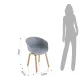 Scaun Mork Grey 3657 Tomasucci Italia 