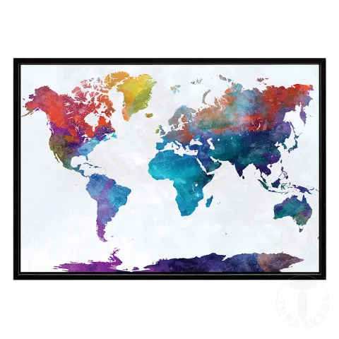 Tablou Colored World Map 3660 Tomasucci Italia 