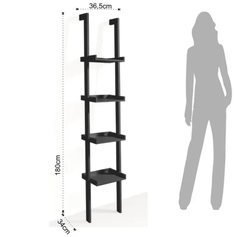 Biblioteca Little Kross Black 3664 Tomasucci Italia 