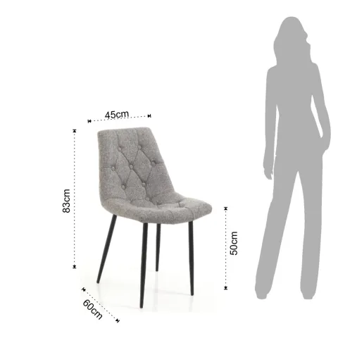 Scaun Captusit Cloud Grey 3670 Tomasucci Italia 